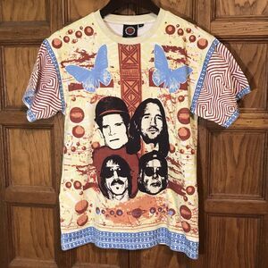 Rare Red Hot Chili Peppers AOP Unlimited Love Tour Concert T Shirt size Small